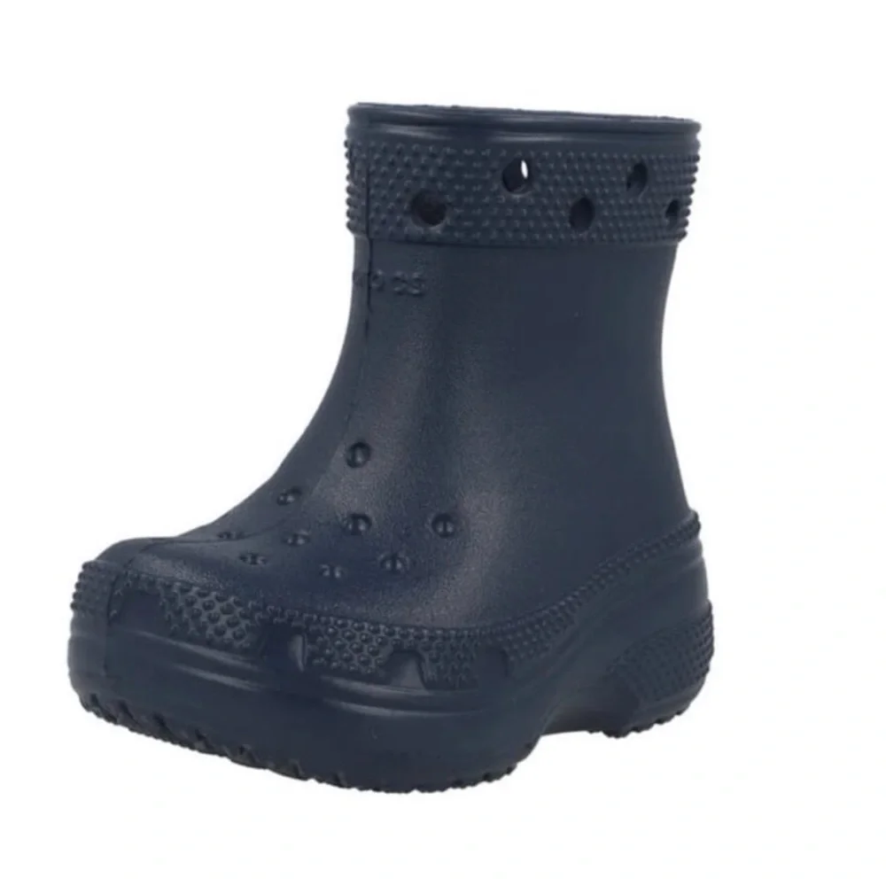 Crocs Kids Classic Boot T Navy Croslite Toddler size 5C